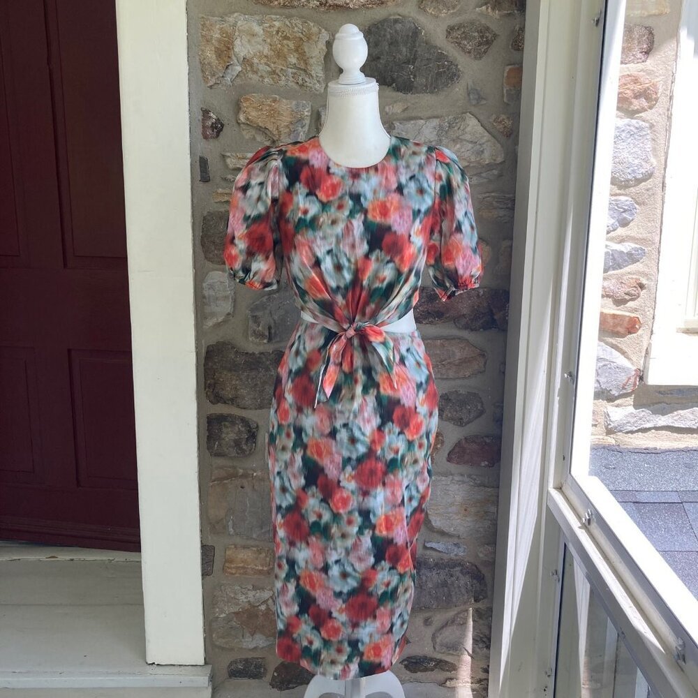 J Crew Cutout dress in Liberty® Hazy Days floral Item BD495 Women’s 2. - Picture 2 of 11